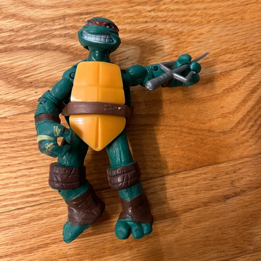 5 Green teenage mutant Ninja turtles Party Set and 24 favor bags with stickers